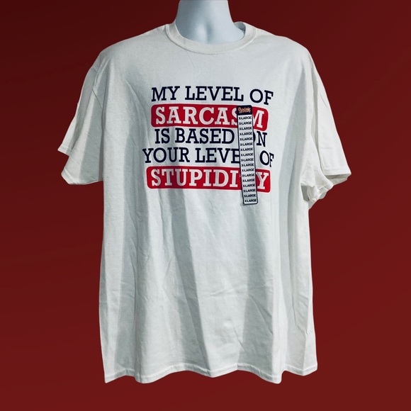 ❤️‍🔥 (5/$20) NWT Spencer’s White T-Shirt Size XL - Picture 1 of 6